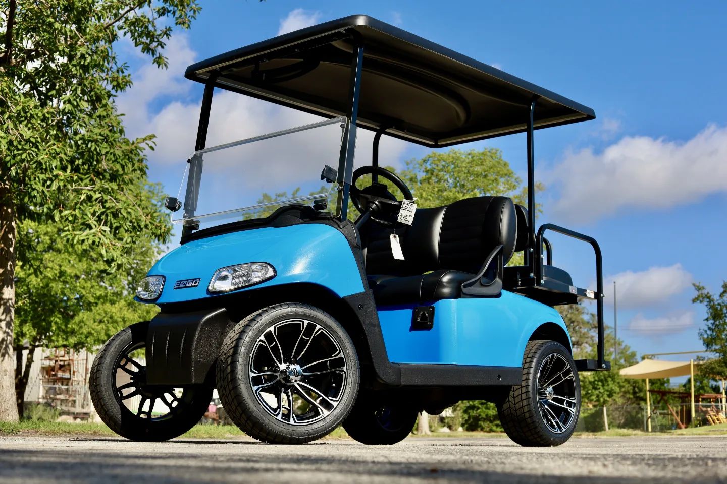2019 EZGO RXV 4 Seater Petrol Sky Blue