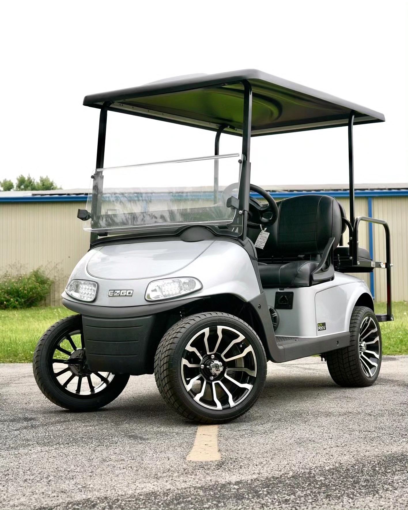 2020 EZGO RXV Elite Lithium 4 Seater Silver