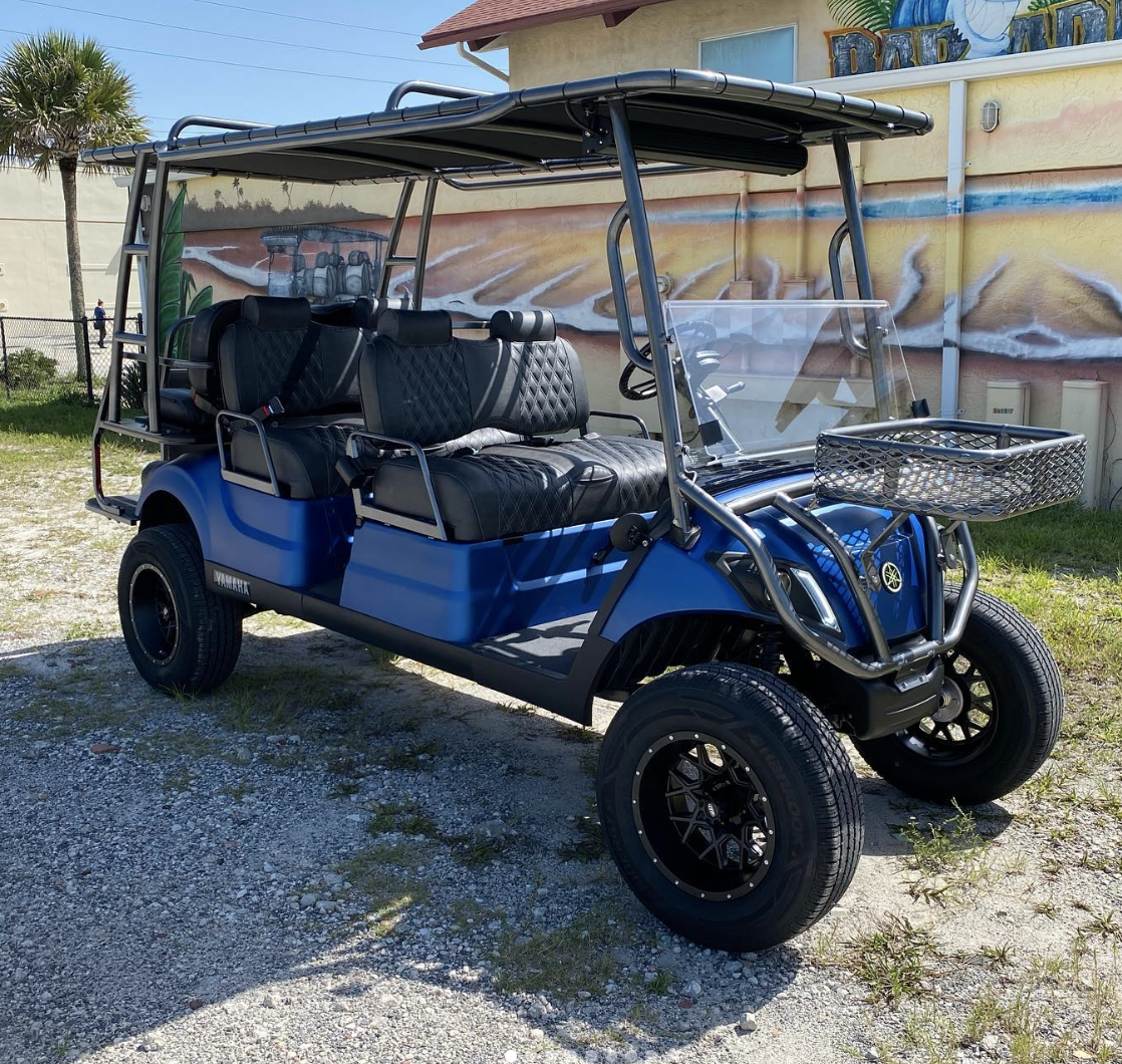 2022 Yamaha Electric 6 Seater custom blue