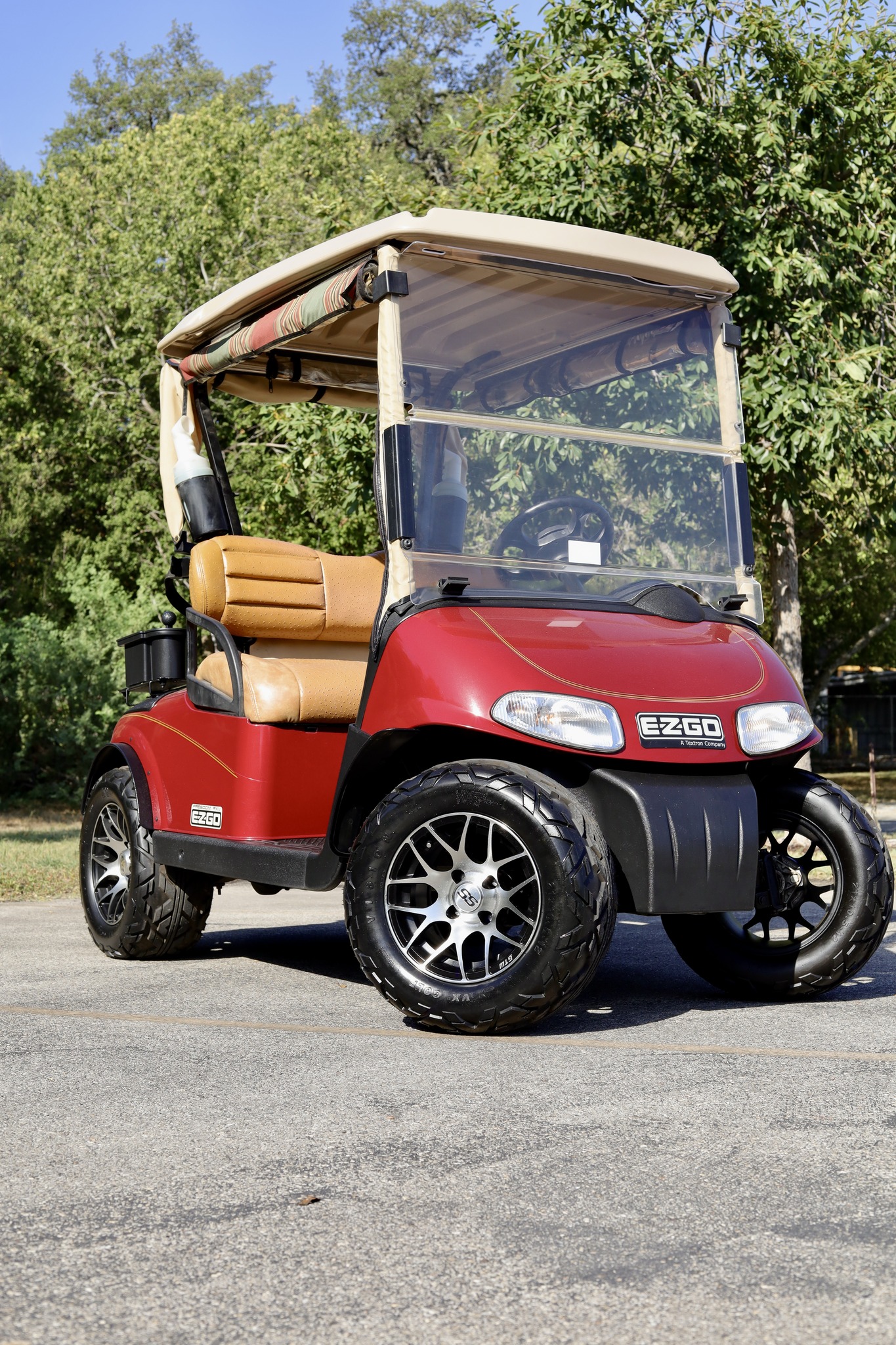 2018 EZGO RXV Lithium 2 Seater Red Electric