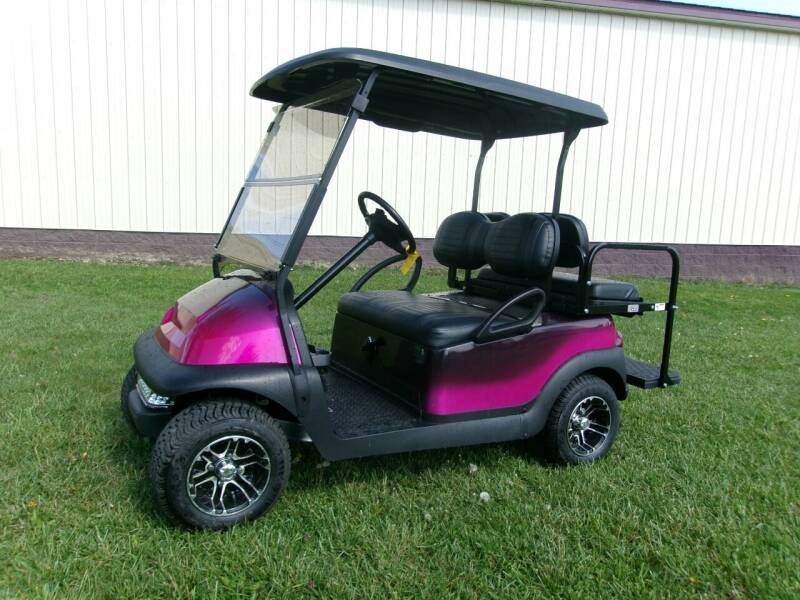 2018 Club Car Precedent 4 Passenger petrol Magenta Body